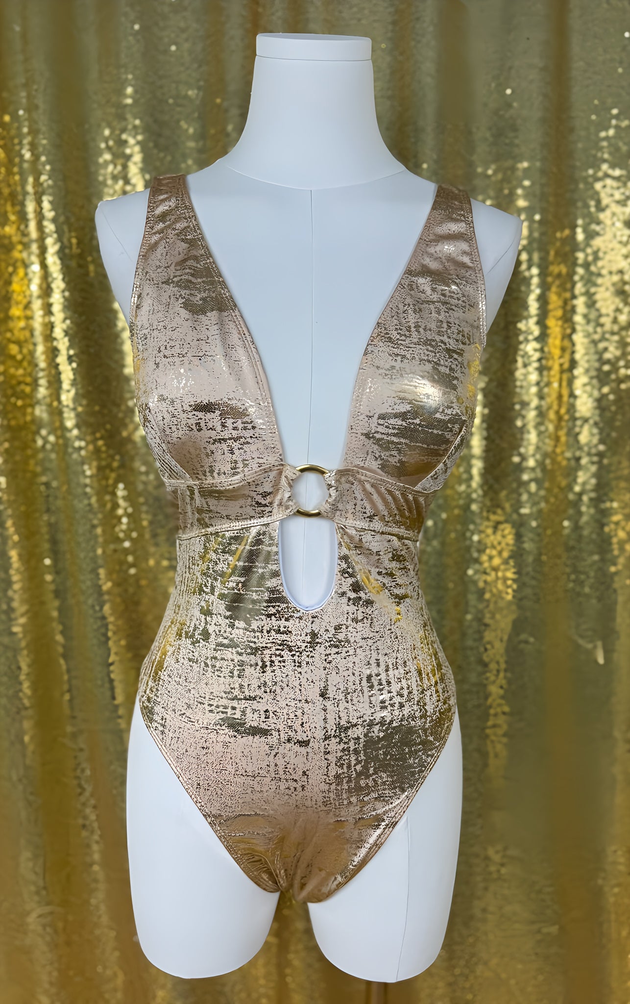 Gold Swimsuit